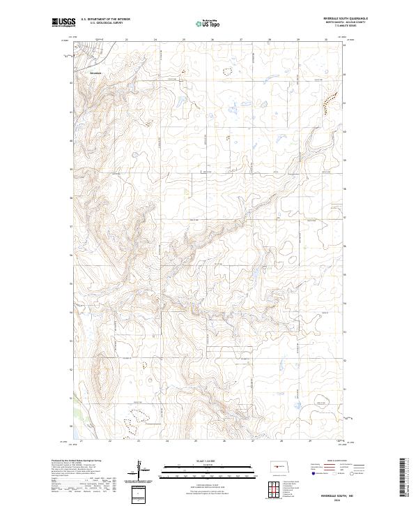 USGS Topographic Map – Riverdale South