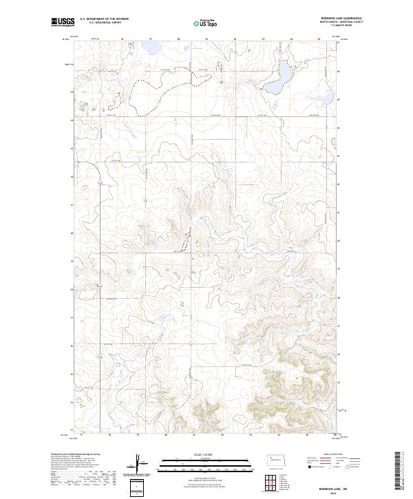 USGS Topographic Map – Robinson Lake