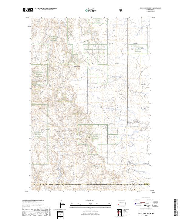 USGS Topographic Map – Rocky Ridge North