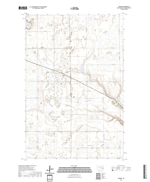 USGS Topographic Map – Rogers