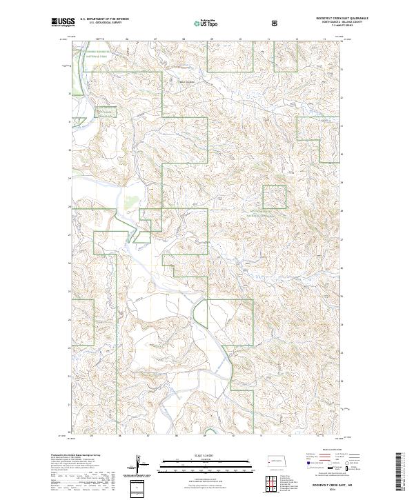 USGS Topographic Map – Roosevelt Creek East