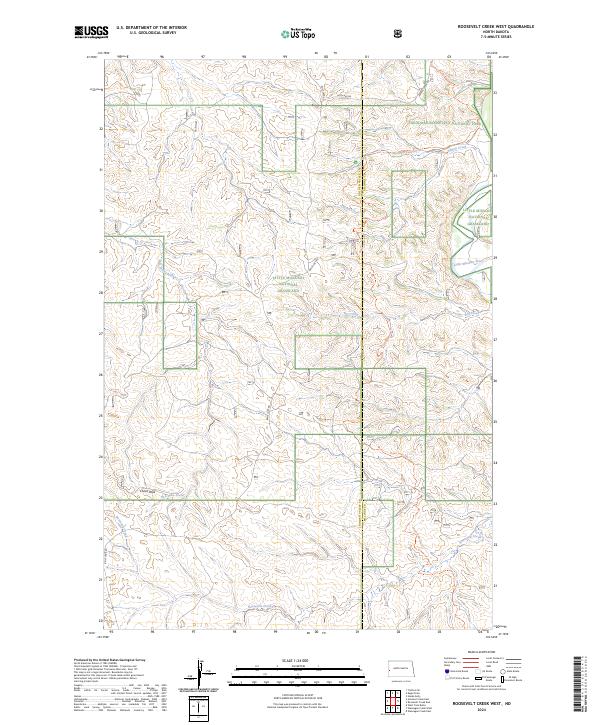 USGS Topographic Map – Roosevelt Creek West