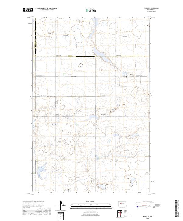 USGS Topographic Map – Roseglen