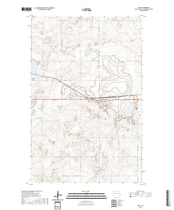 USGS Topographic Map – Ross