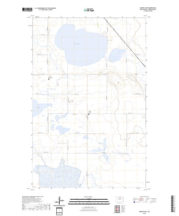 USGS Topographic Map – Round Lake