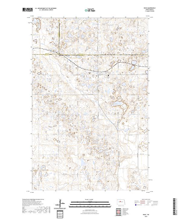 USGS Topographic Map – Ruso
