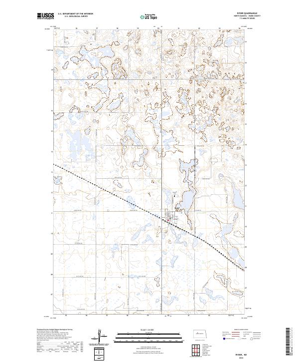 USGS Topographic Map – Ryder