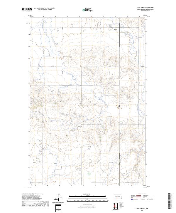 USGS Topographic Map – Saint Anthony