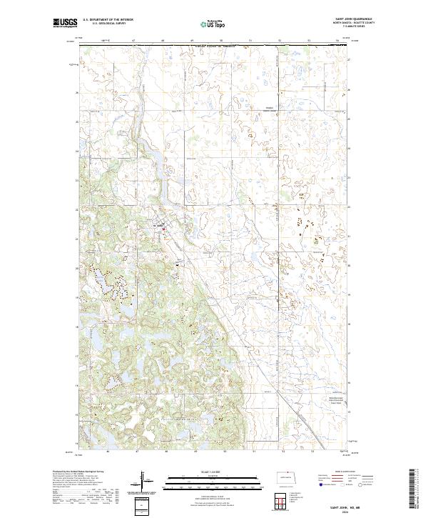 USGS Topographic Map – Saint John