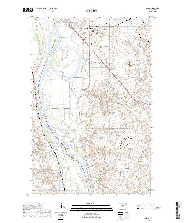 USGS Topographic Map – Sanger