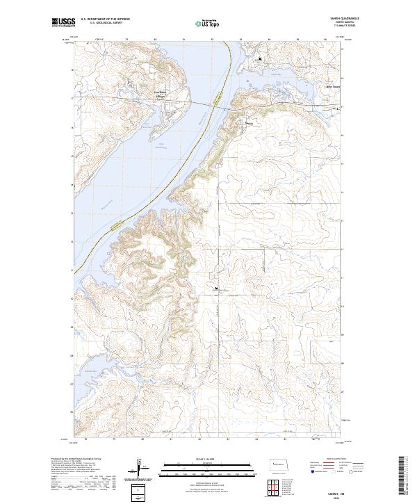 USGS Topographic Map – Sanish