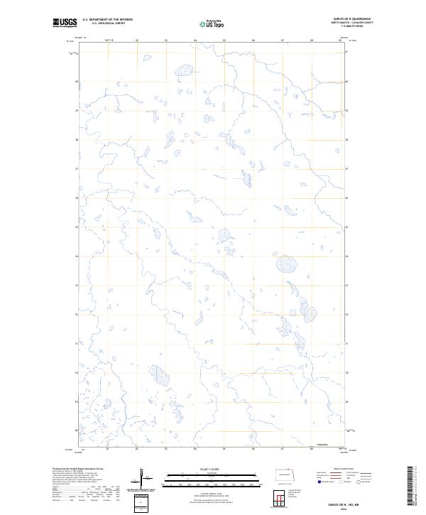 2024 Map of Sarles OE N, 2024 Print