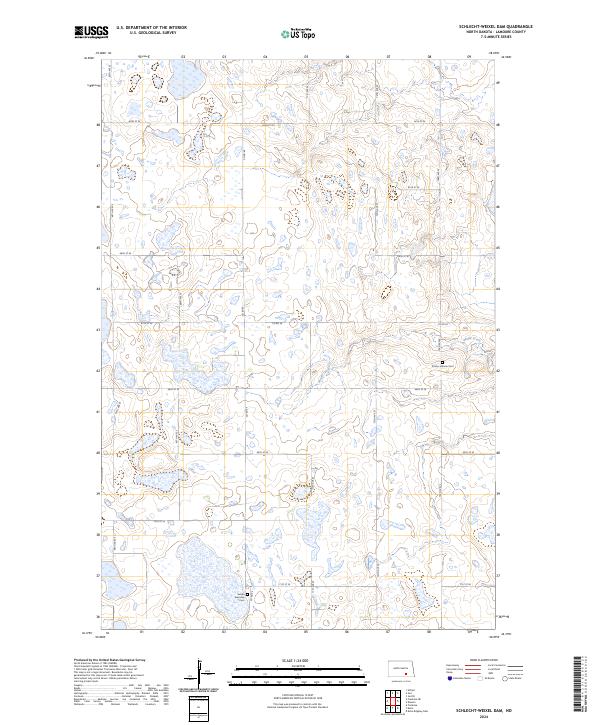 USGS Topographic Map – Schlecht-Weixel Dam