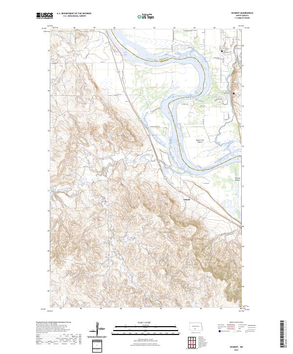USGS Topographic Map – Schmidt