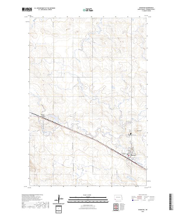 USGS Topographic Map – Scranton