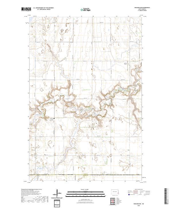 USGS Topographic Map – Sheldon NW