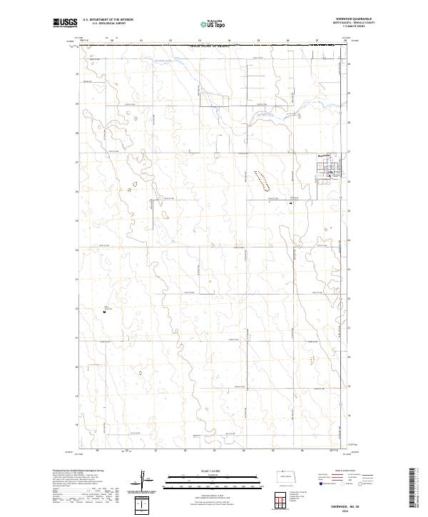 USGS Topographic Map – Sherwood