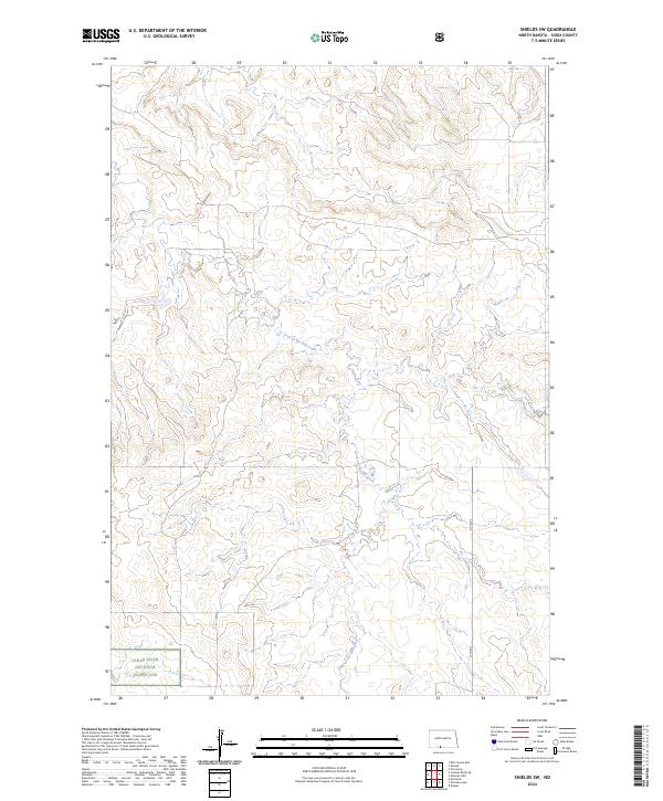 USGS Topographic Map – Shields SW