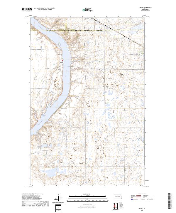 USGS Topographic Map – Sibley