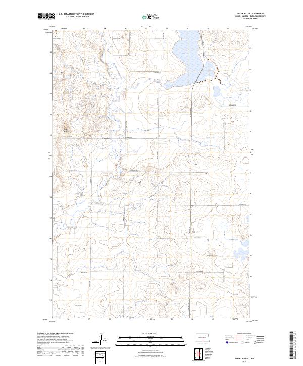 USGS Topographic Map – Sibley Butte