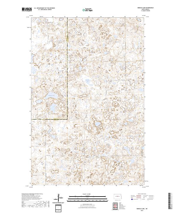 USGS Topographic Map – Siebold Lake