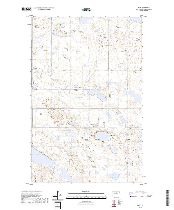 USGS Topographic Map – Silva
