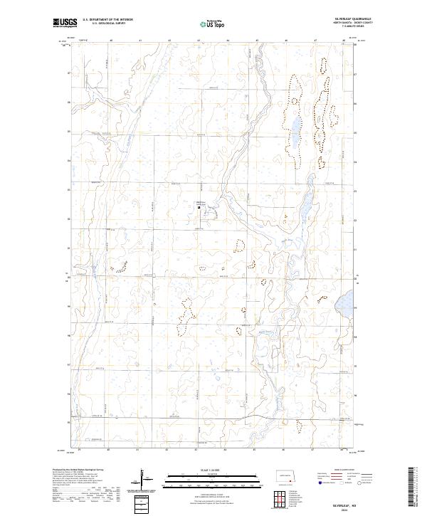 USGS Topographic Map – Silverleaf