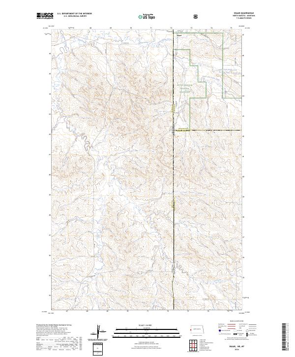USGS Topographic Map – Skaar
