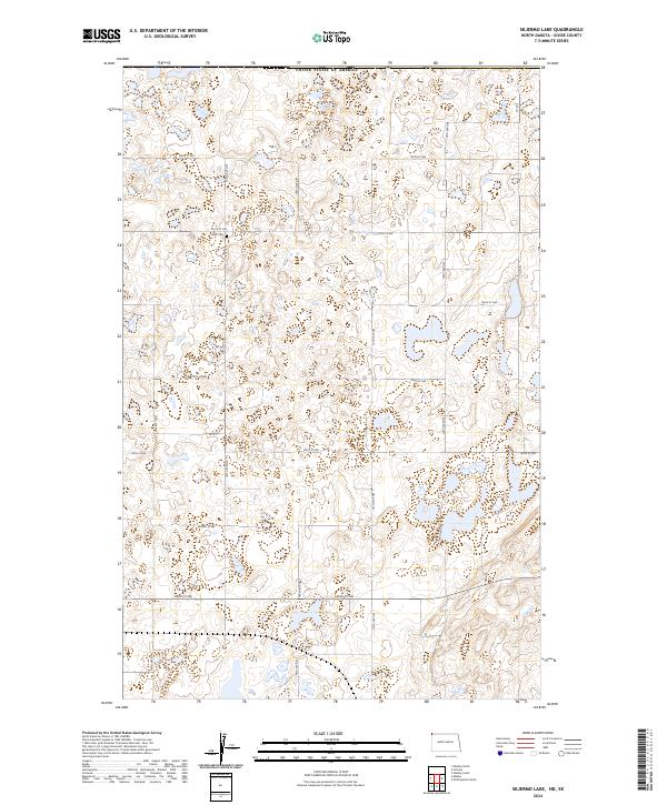 USGS Topographic Map – Skjermo Lake