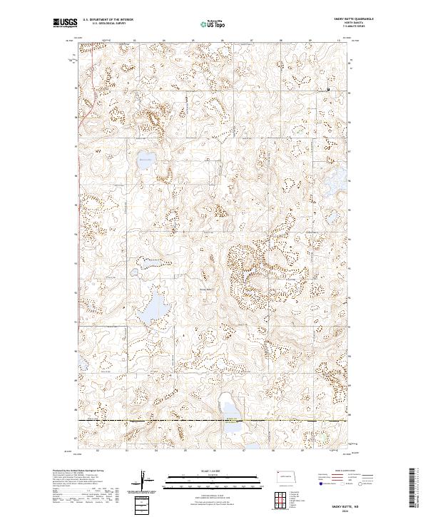 USGS Topographic Map – Smoky Butte