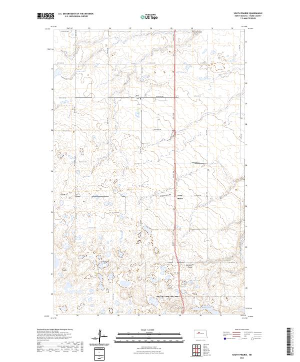 USGS Topographic Map – South Prairie