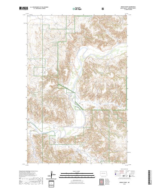 USGS Topographic Map – Sperati Point