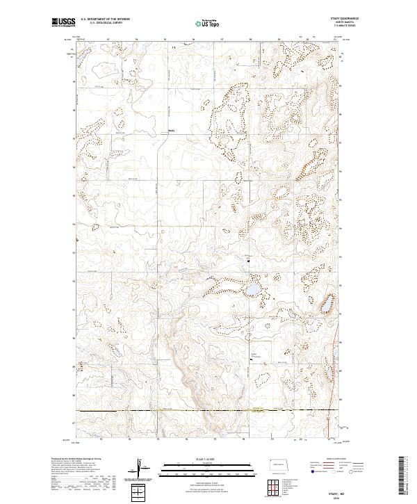USGS Topographic Map – Stady