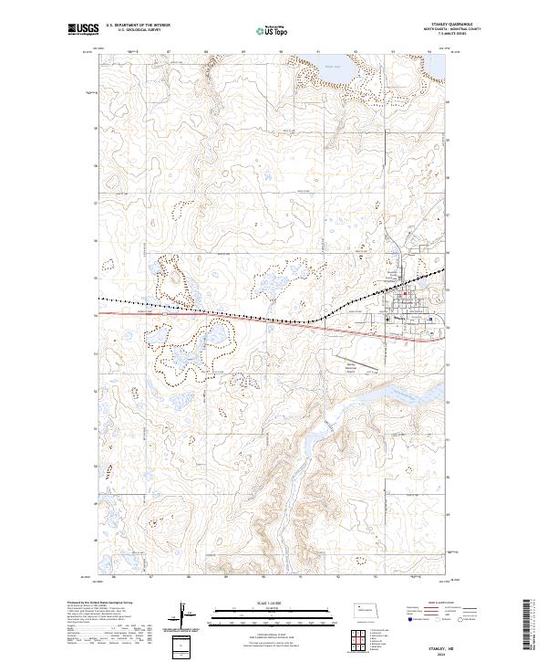 USGS Topographic Map – Stanley