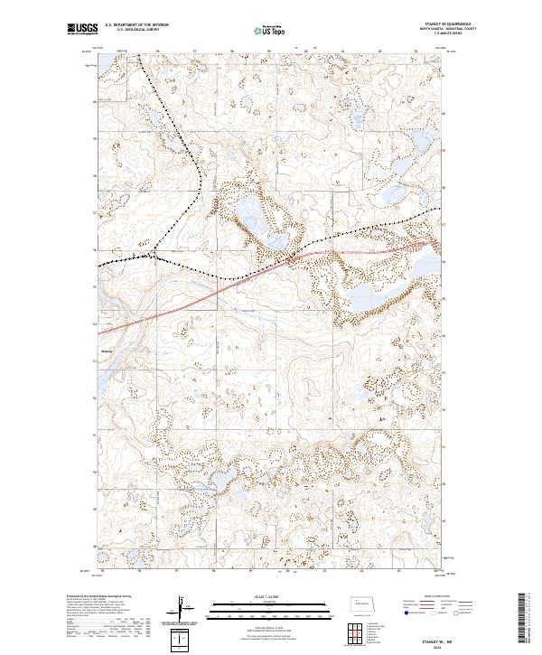USGS Topographic Map – Stanley SE