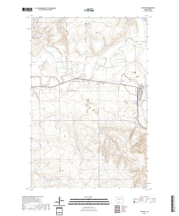 USGS Topographic Map – Stanton