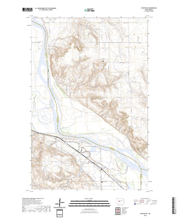 USGS Topographic Map – Stanton SE