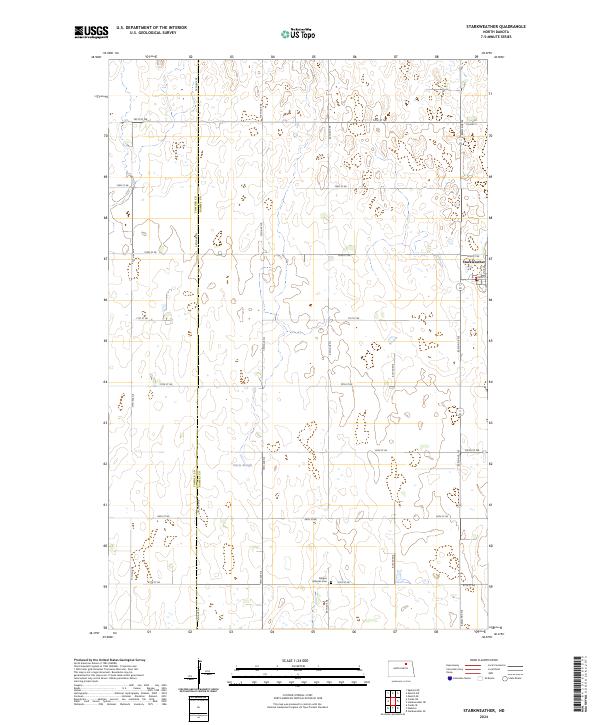 USGS Topographic Map – Starkweather
