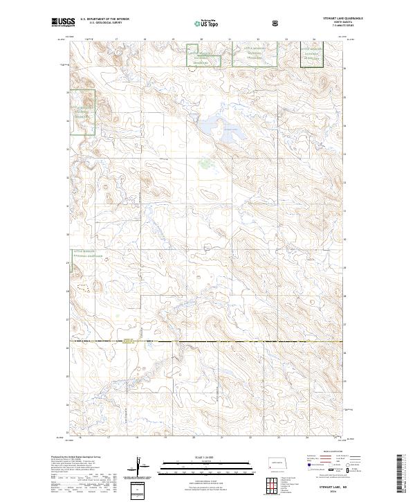 USGS Topographic Map – Stewart Lake