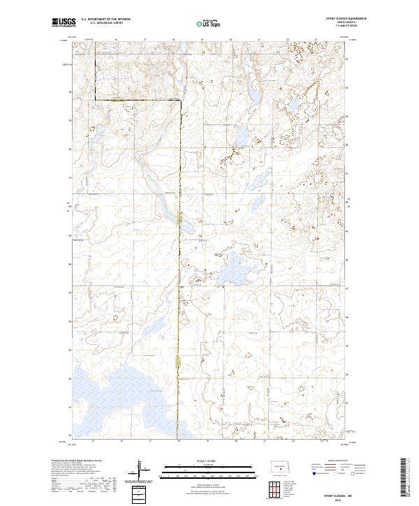 USGS Topographic Map – Stony Slough