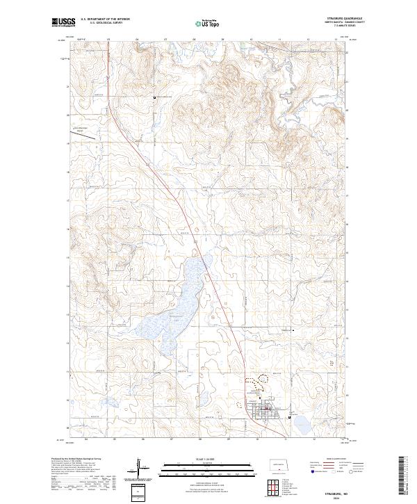 USGS Topographic Map – Strasburg