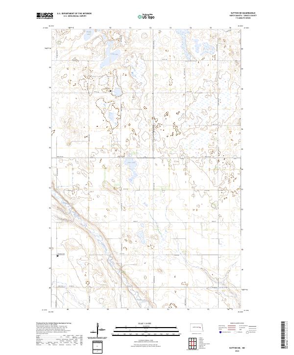 USGS Topographic Map – Sutton NE