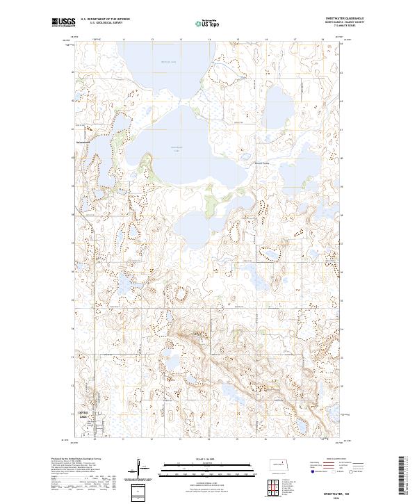 USGS Topographic Map – Sweetwater