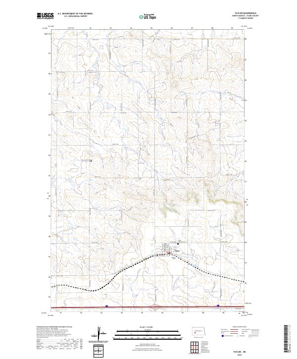 USGS Topographic Map – Taylor