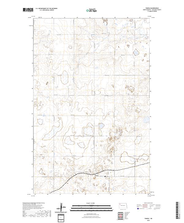 USGS Topographic Map – Temple