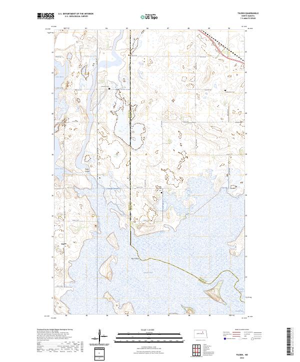 USGS Topographic Map – Tilden