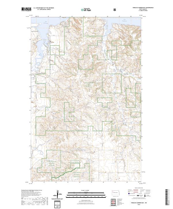 USGS Topographic Map – Tobacco Garden Bay