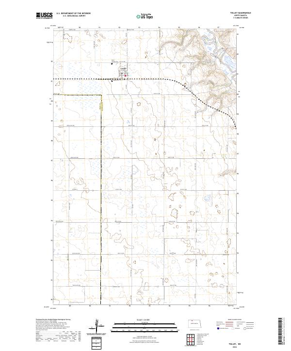 USGS Topographic Map – Tolley