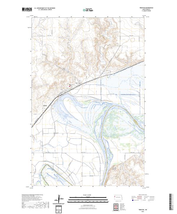 USGS Topographic Map – Trenton