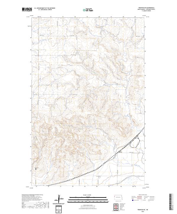 USGS Topographic Map – Trenton SW